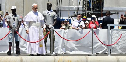 El papa en Canarias