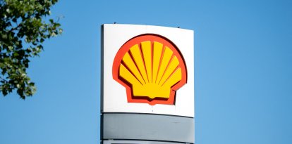 Una estación de gasolina de Shell.