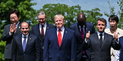 El presidente Trump en el G7