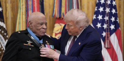 Donald Trump junto a James Capers Jr./ Ken Cedeno