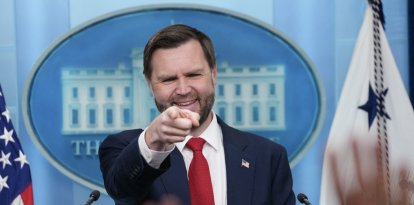 El vicepresidente JD Vance este jueves en la Casa Blanca.