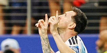 El jugador estrella de Argentina Lionel Messi