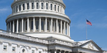 A view of the US Capitol in Washington, DC, on June 25, 2026