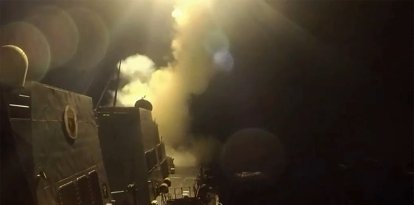 An image grab from a video released by the US Central Command (CENTCOM) on June 11, 2026 shows what the military says are strikes targeting "Iranian military surveillance capabilities, communications systems and air defense sites". The United States launched a new wave of attacks against Iran as efforts to end the three-month old war sputtered, and Tehran hit back saying it will target any ship going through the Strait of Hormuz. (Photo by Handout / US Central Command (CENTCOM) / AFP) / RESTRICTED TO EDITORIAL USE - MANDATORY CREDIT "AFP PHOTO / CENTCOM" - HANDOUT - NO MARKETING NO ADVERTISING CAMPAIGNS - DISTRIBUTED AS A SERVICE TO CLIENTS