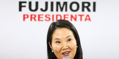 Keiko Fujimori en Lima/ Connie France