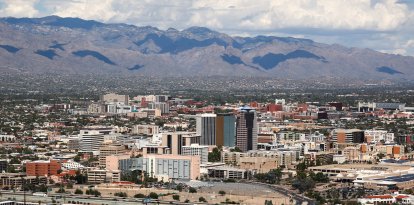 Downtown Tucson, Arizona is pictured on September 18, 2025. (Files)