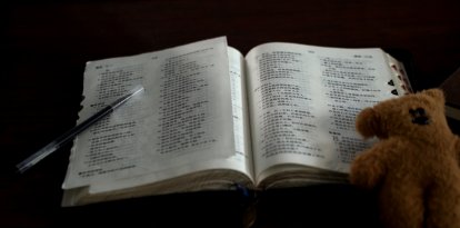 Imagen de una Biblia en chino