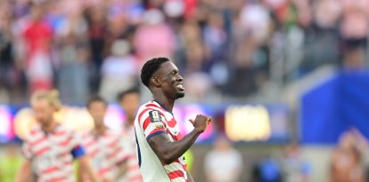 Folarin Balogun, en el partido entre Estados Unidos y Paraguay/ Frederic J. Brown