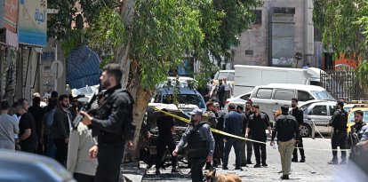 Imagen del atentado en Siria