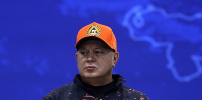 Diosdado Cabello, sobre quien pesa una recompensa de 25 millones de dólares impuesta por el Departamento de Estado.