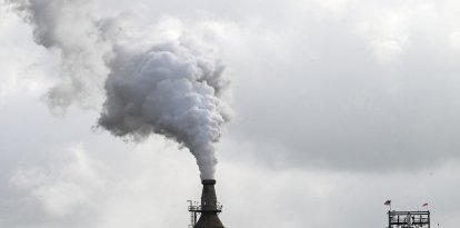 Imagen de una refinería en Houston