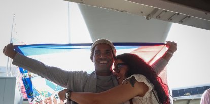 Luis Manuel Otero Alcántara, artista y oponente al régimen cubano, llega a Miami