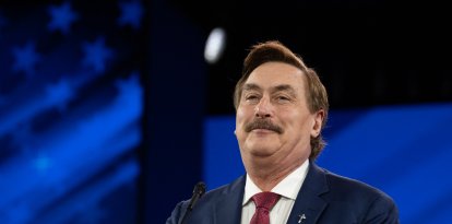 El candidato Mike Lindell.