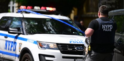 Miembros de la policía de NY en una escena del crimen (Archivo)