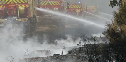 Imagen de los incendios en España y Francia