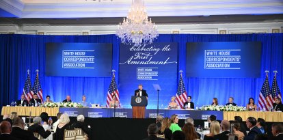 Trump en la Cena de Corresponsales de la Casa Blanca.