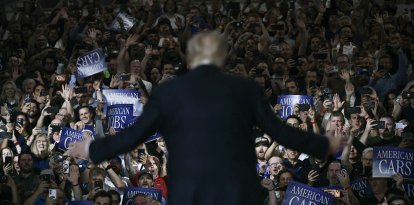 Donald Trump en Milford, Michigan/ Brendan Smialowski