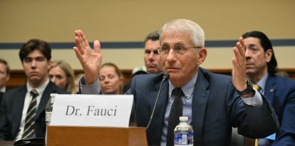 El Dr. Anthony Fauci, testificando ante el Congreso en 2024.