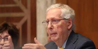 Mitch McConnell en Capitol Hill/ Alex Wroblewsi
