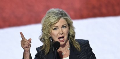 La senadora Marsha Blackburn, republicana de Tennessee, en una imagen de archivo