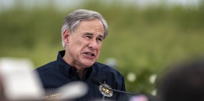 Greg Abbott en Pharr, Texas/ Sergio Flores