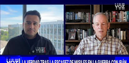 Una imagen de la entrevista de Juan Esteban Silva al general Sean MacFarland