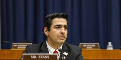 Gabe Evans en Capitol Hill