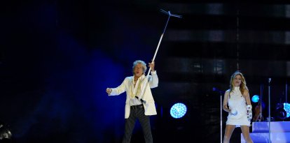 ROCK IN RIO LISBOA: Rod Stewart actuará en el Palco Mundo durante la tercera jornada del Rock In Rio Lisboa, en el Parque Tejo, en Lisboa (Portugal), este sábado 27.