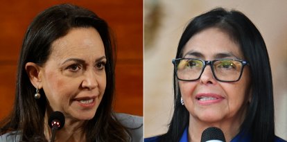 María Corina Machado y Delcy Rodríguez.