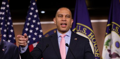 Hakeem Jeffries en Capitol Hill/ Bryan Dozier