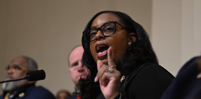 LaMonica McIver en Capitol Hill/ Andrew Caballero- Reynolds