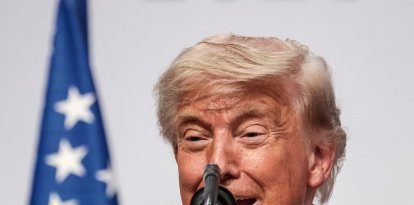 Donald Trump en Evian, Francia/ Dominika Zarzycka