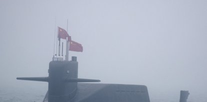 A new type 094A Jin-class nuclear submarine Long March 10 of the Chinese People's Liberation Army (PLA) Navy