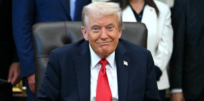 Donald Trump en el Salón Oval/ Andrew Caballero- Reynolds