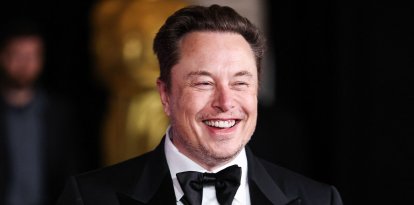 Elon Musk en Miracle Mile, Los Angeles/ Xavier Collin