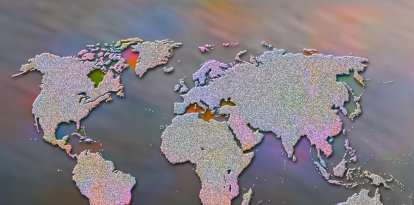 Imagen de referencia del mapa del mundo (Archivo)