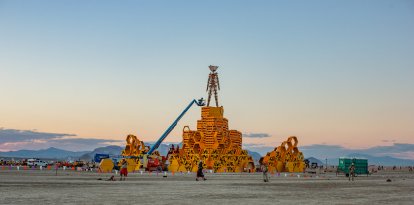 Sede de Burning Man en 2023 (imagen referencial).