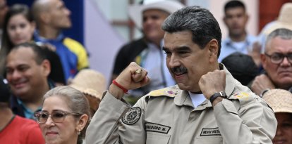 Nicolás Maduro y Cilia Flores.