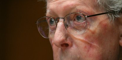 Mitch McConnell en Capitol Hill/ JIM WATSON