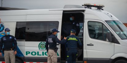 Imagen de referencia de la Policía colombiana en otro caso