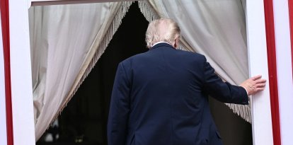 Donald Trump en Dublín, Irlanda/ Brendan SMIALOWSKI