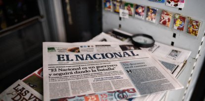 Imagen de la versión impresa de El Nacional, periódico de Venezuela