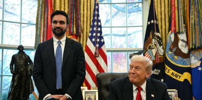 Zohran Mamdani junto a Donald Trump en la Casa Blanca/ Jim Watson