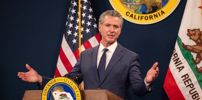 El gobernador de California, Gavin Newsom.