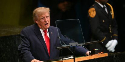 Presidente Donald Trump en la ONU