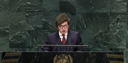 Imagen del presidente Milei