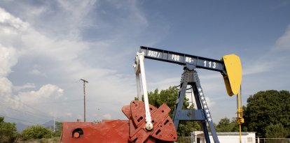 Bomba de petróleo en El Progreso, estado de Zulia, Venezuela/ Margioni BERMÚDEZ