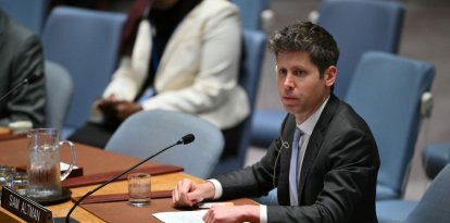 Sam Altman, CEO de OpenAI, en las Naciones Unidas