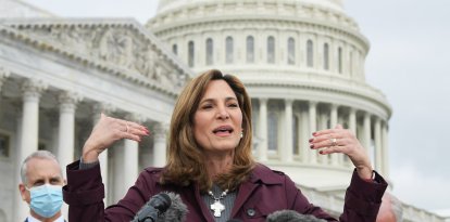 María Elvira Salazar en Capitol Hill/ Lenin Nolly
