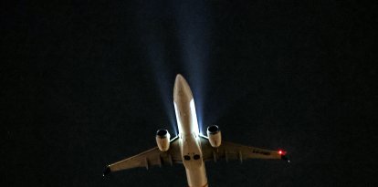 Un Boeing 737 Max de FlyDubai - Imagen de Archivo